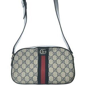 Gucci Shoulder Bag White Navy Blue
